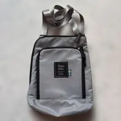 【美品】Nina Jobs ショルダーバッグ ブルーグレーのサムネイル
