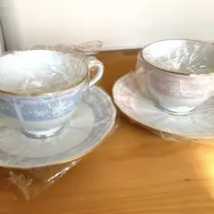 ノリタケ　ティー・コーヒー碗皿ペアセット
