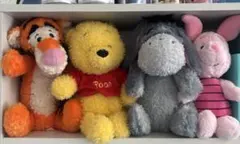 ディズニーストア プーさん Winnie the Pooh ぬいぐるみ セット
