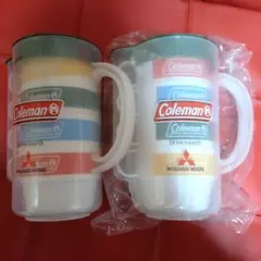 Coleman プラカップ & ピッチャー　2セット　キャンプ用品