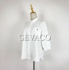 GEVACO ロゴ コットン シャツのサムネイル