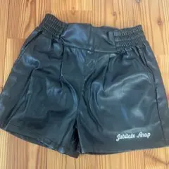 ANAP KIDS レザーハーフパンツ