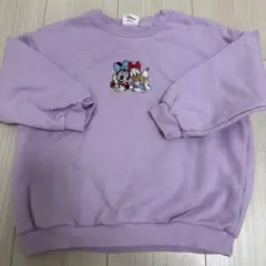 ディズニーミッキー ミニー トレーナー L
