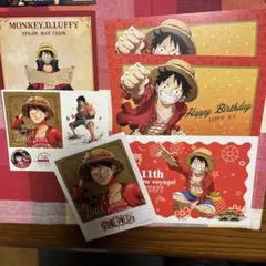 ONE PIECE モンキー・D・ルフィ ポストカード　 フォトカード&シール