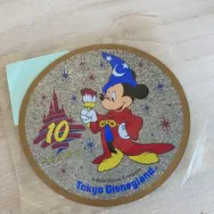 ディズニーランド10周年ステッカー