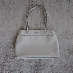 Samantha Thavasa レザートートバッグ オフホワイトのサムネイル