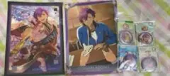 b)セット売り あんスタ 缶バッジ クリアファイル アドニス