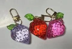 いちご　キーホルダー　3個