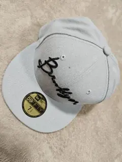 NEW ERAヤンキース 59FIFTY ブルックリン刺繍 7 1/2 グレー