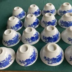 平安 三浦竹泉 青花 山水図 煎茶碗5客 - メルカリ