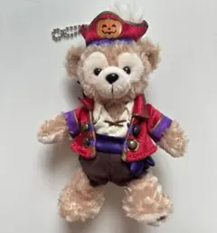 【未使用】ダッフィー　ハロウィンコスチューム　ぬいぐるみバッチ