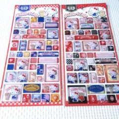 サンリオ ハローキティ タイルシール ブロックシール 2枚セット
