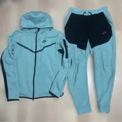 ナイキ テックフリース セットアップ 青 M ナイキジャパン正規モデル