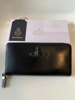 Vivienne Westwood 長財布 ラウンドファスナー ブラック