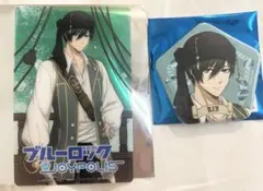 ブルーロック　ジョイポリス　缶バッジ　糸師凛　カード 参加賞