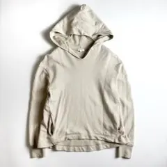PLST プラステ　キーネック　コットン　パーカー　長袖　M ベージュのサムネイル