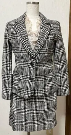 値下げ　入学式　レディース　スーツ セレモニー　セット　9号　黒白