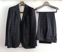 ONLY オンリー REDA スーツ シングル アッシュネイビー系 格子柄 37