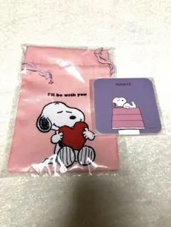 PEANUTS スヌーピー 巾着袋 コースターセットのサムネイル