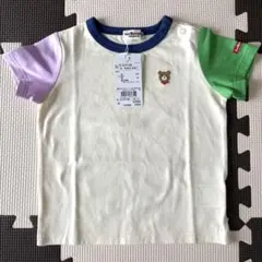 ミキハウス ホットビスケッツ　半袖Tシャツ 80サイズ クマ刺繍
