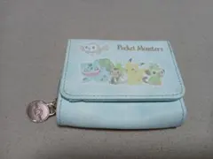 ポケットモンスター 財布 水色