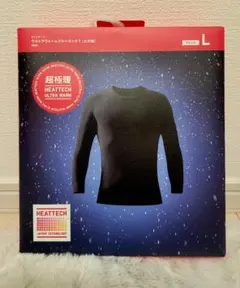 ユニクロ　HEATTECH 超極暖 長袖シャツ Lサイズ ブラック　Lサイズ