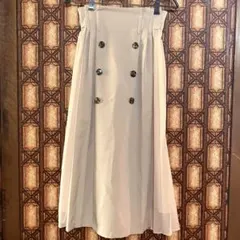 INGNI イング プリーツ切替トレンチミディ　スカート ベージュ ピンク