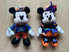 ミッキー ミニー ぬいぐるみバッジ ハロウィン 2015 セット