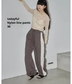 TODAYFUL【未使用に近い】Nylon Drawstring Pants - メルカリ