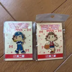 ペコちゃん誕生50周年記念 Peko & Poko ピンズ 2種のサムネイル