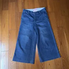 シーセブンティーン　ワイドパンツ　クロップド丈　XS 伸縮性◎ エドウィン