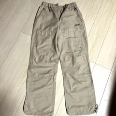 【美品】BLUECROSS カーゴパンツ ベージュ ウエストゴム LLサイズのサムネイル