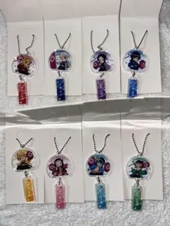 イオンに集え！全集中夏祭り 鬼滅の刃 アクリルキーホルダー 8点 イオン非売品