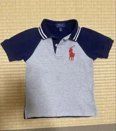 Polo Ralph Lauren ポロシャツ グレー/ネイビー