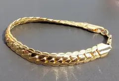 U7 18KGP ゴールド 喜平 ブレスレット