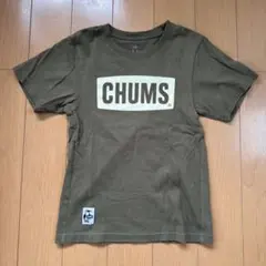 CHUMS チャムス Tシャツ カーキ キッズ Lサイズのサムネイル