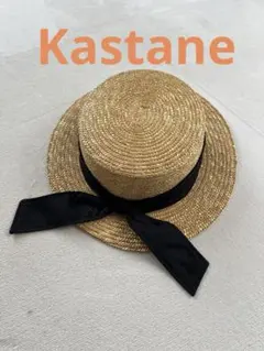 Kastane 麦わら帽子 カンカン帽 ブラックリボンのサムネイル