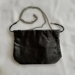 シューラルー　巾着バッグ　チェーン付き