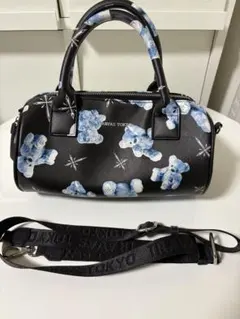 RAVAS TOKYO /くまプリントドラム型ショルダーバッグ