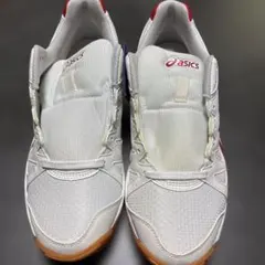 ASICS スポーツシューズ (室内用)ホワイト レッド 27.5cmのサムネイル