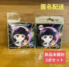 鬼滅の刃　ジャンプショップ　グリッター 缶バッジ　栗花落カナヲ 　2点新品未開封