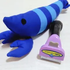 FURMinator 작은 고양이 S 장발 품종 ☆ 새우가 들어간 페티오 케리구루미!