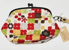 レトロ　がま口ポーチ