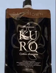 VALANROSE KURO Cream shampooダークブラウン400g - メルカリ