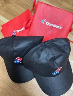 Domino's ドミノピザ　キャップ　エプロン　セット　仮装　ハロウィン