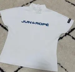 JUN&ROPE モックネックシャツ ホワイト Mサイズのサムネイル