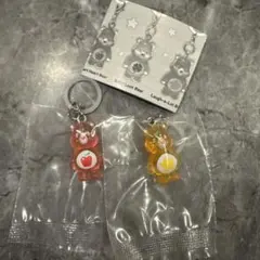 ケアベア　クリアマスコットチャーム2 めじるしアクセサリー