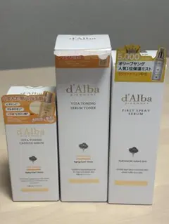 〈3種セット〉ダルバ Vセラムトナー＆VTCセラム&ファーストスプレーセラム
