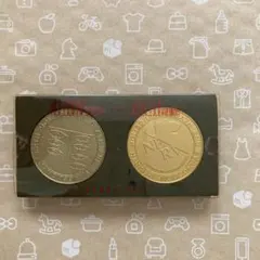 劇場版エヴァンゲリオン メダル 2枚セット 金属製