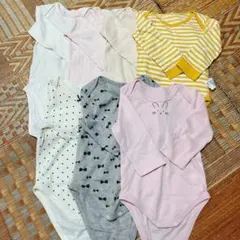 ユニクロ 西松屋 ベビー肌着 80cm 7着セット